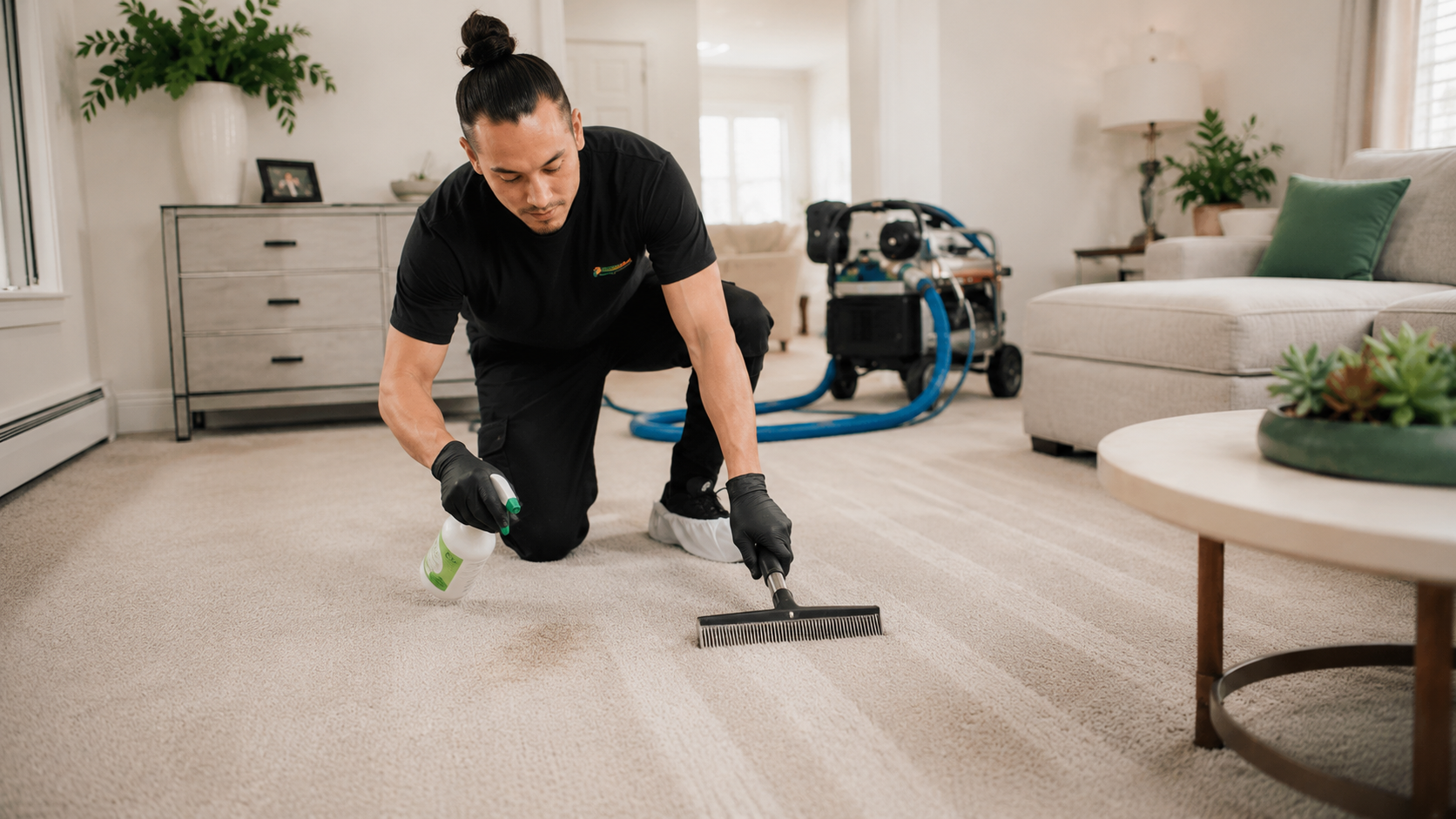 Carpet Cleaning Spot Treatment and Grooming